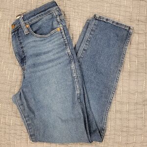 Madewell Women's Straight Leg Blue Jeans
